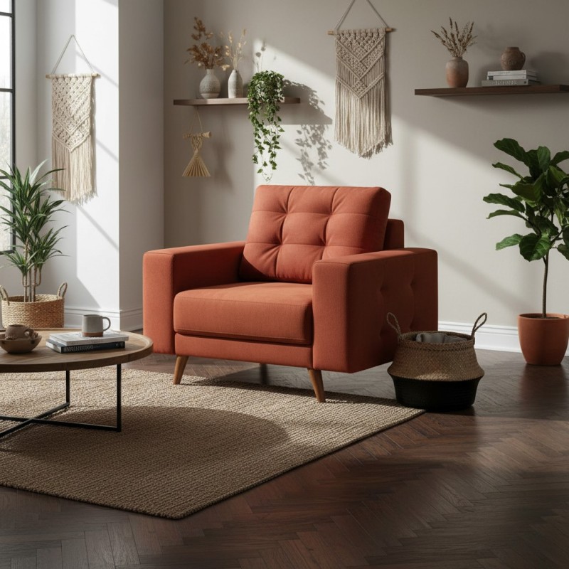 Set living Parma – canapea extensibilă și 2 fotolii moderne