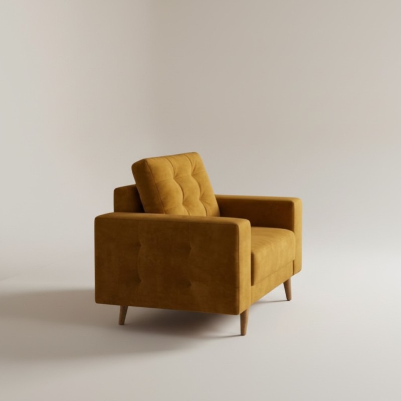 Set living Parma – canapea extensibilă și 2 fotolii moderne