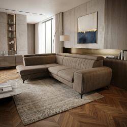 Coltar extensibil Aron cu tetiere reglabile si lada | La comanda