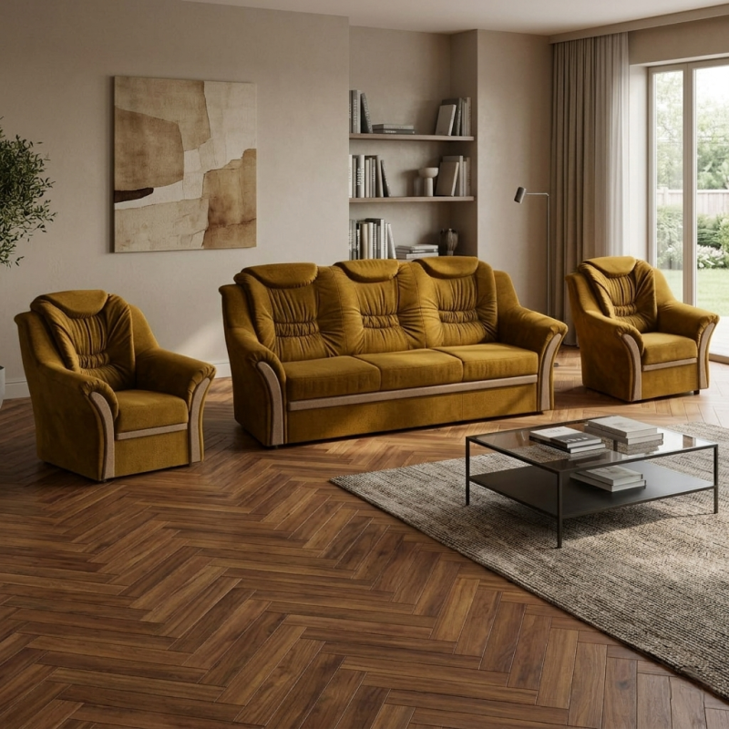 Set Canapea si Fotolii clasice Kabir