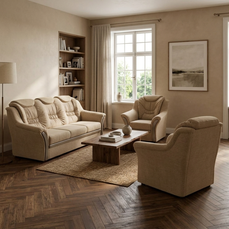 Set Canapea si Fotolii clasice Kabir