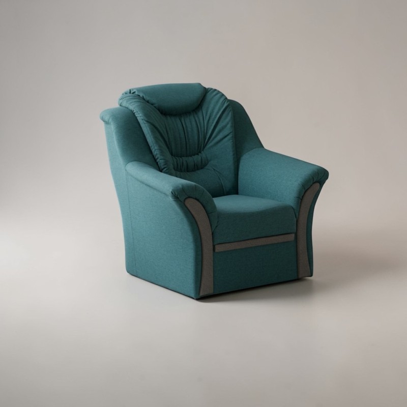 Fotoliu Kabir clasic cu spătar înalt pentru living | La comandă