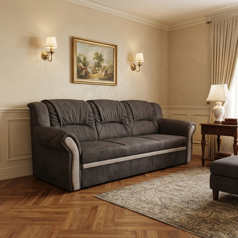 Canapea extensibilă Sonia 3 locuri clasică robustă | La comandă