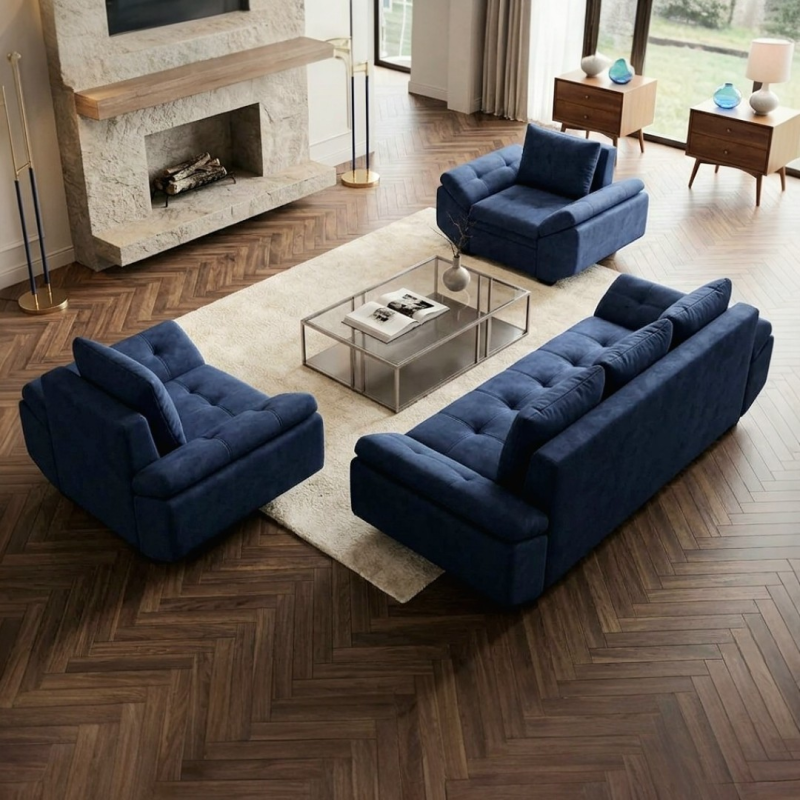 Set Canapea Extensibila ELIXIR + 2 Fotolii | Sofastil.ro