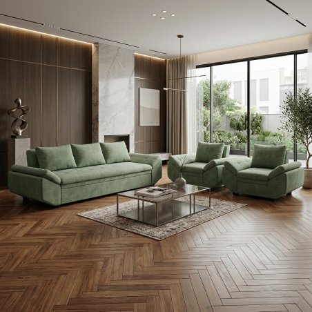 Set Canapea Extensibila ELIXIR + 2 Fotolii | Sofastil.ro