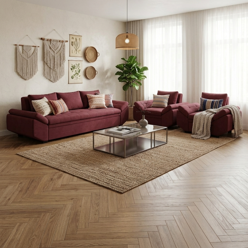 Set Canapea Extensibila ELIXIR + 2 Fotolii | Sofastil.ro