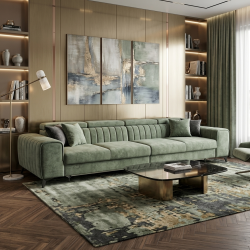 Canapea extensibila 4 locuri Clement | 2 module independente