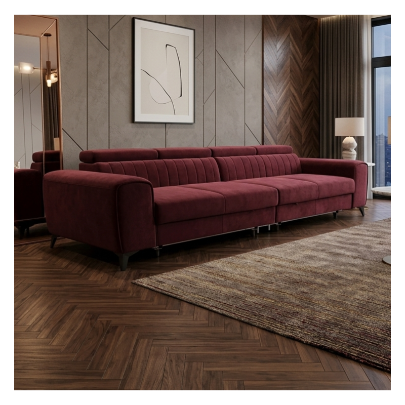 Canapea extensibila 4 locuri Clement | 2 module independente