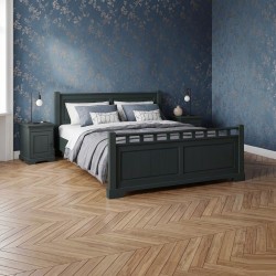 Pat Cleo lemn masiv, 140 / 160 / 180x200 cm - GRI URBAN