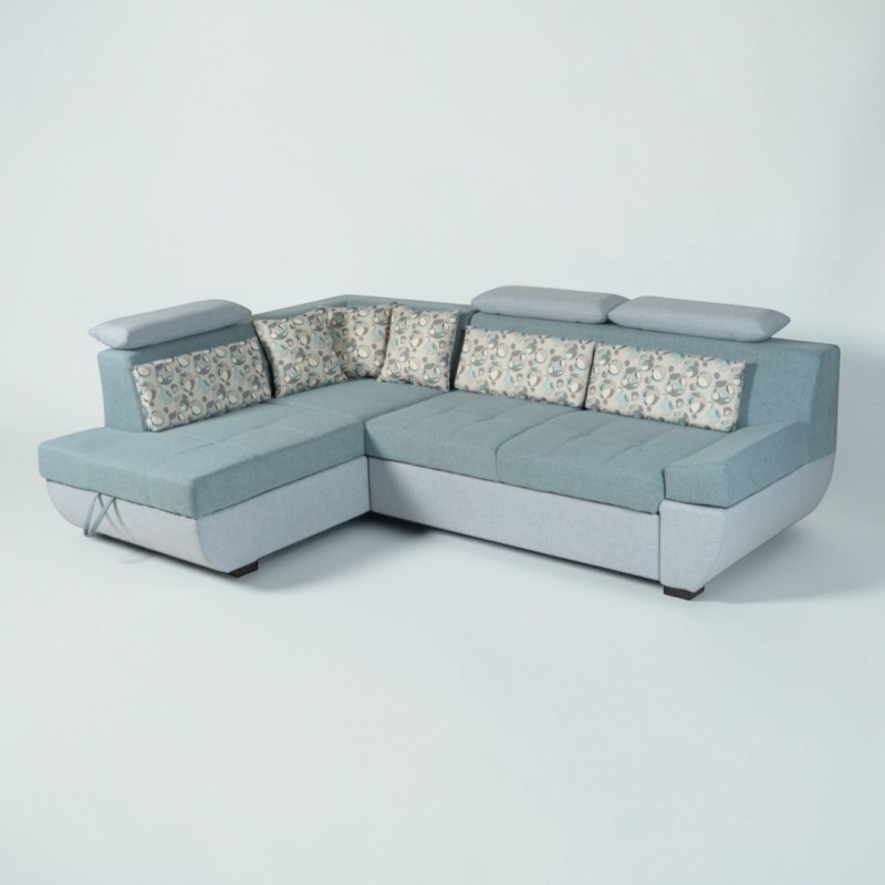 Colțar extensibil Leila la comandă – personalizabil, ladă depozitare | Sofastil