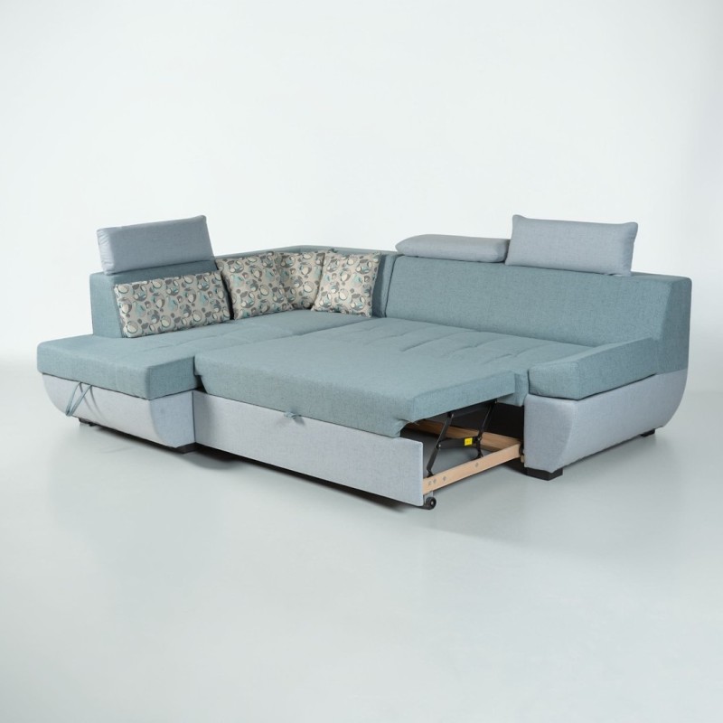 Colțar extensibil Leila la comandă – personalizabil, ladă depozitare | Sofastil