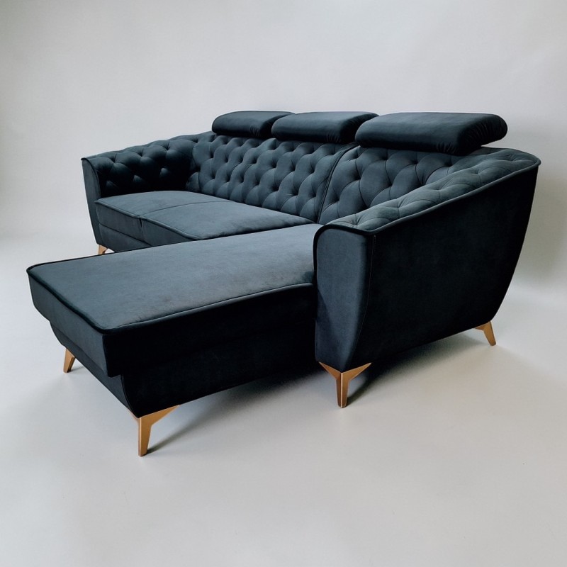 Coltar living Luis, modern, extensibil lada, tetiere reglabile