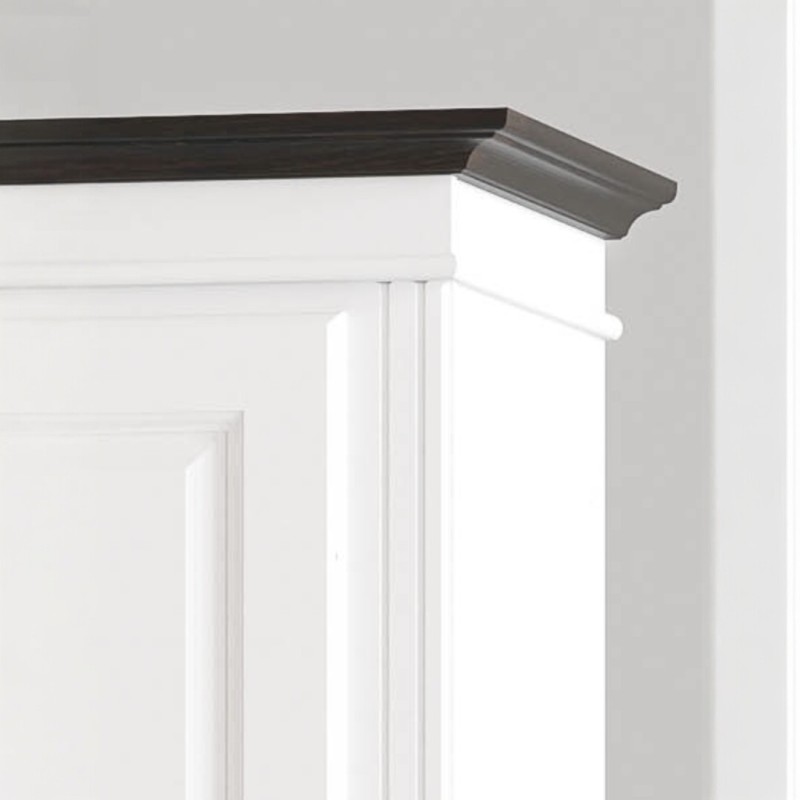 Dulap lemn masiv 3 uși dormitor – dulap cu sertare Seva