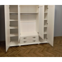 Dulap lemn masiv 4 uși și 2 sertare MARA – Organizare inteligentă dormitor | Sofastil