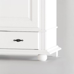 Dulap lemn masiv 2 uși SEVA – dulap compact pentru spații mici | Sofastil