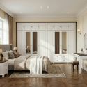 Dulap Lemn Masiv Mara – 8 Usi si 2 Sertare, suprapozabil | Mobilier Clasic