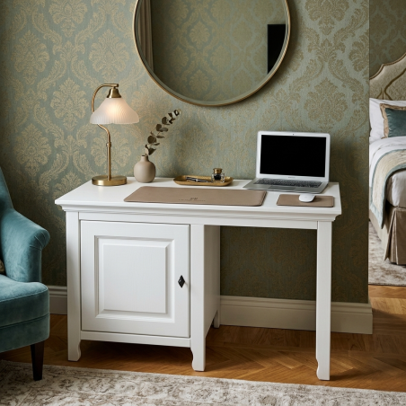 Comodă birou minibar lemn masiv Leon – 3 în 1 compact