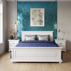 Pat MARA 160x200 cm,  lemn masiv