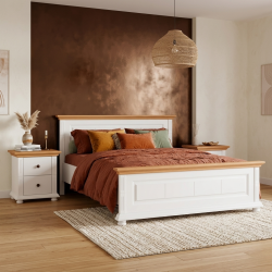 Pat MARA 140x200 cm,  lemn masiv