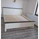 Pat lemn masiv 120x200 Seva –  pat confortabil pentru o persoană