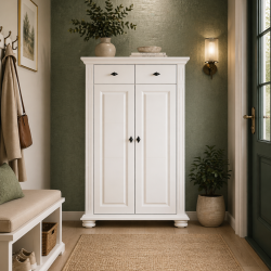 Comodă pantofi Mara din lemn masiv pentru hol