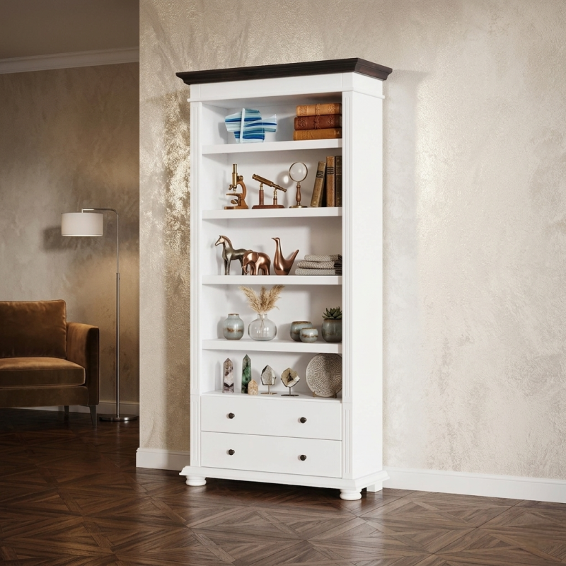 Etajera MARA lemn masiv, 98 x 38 x 200 cm