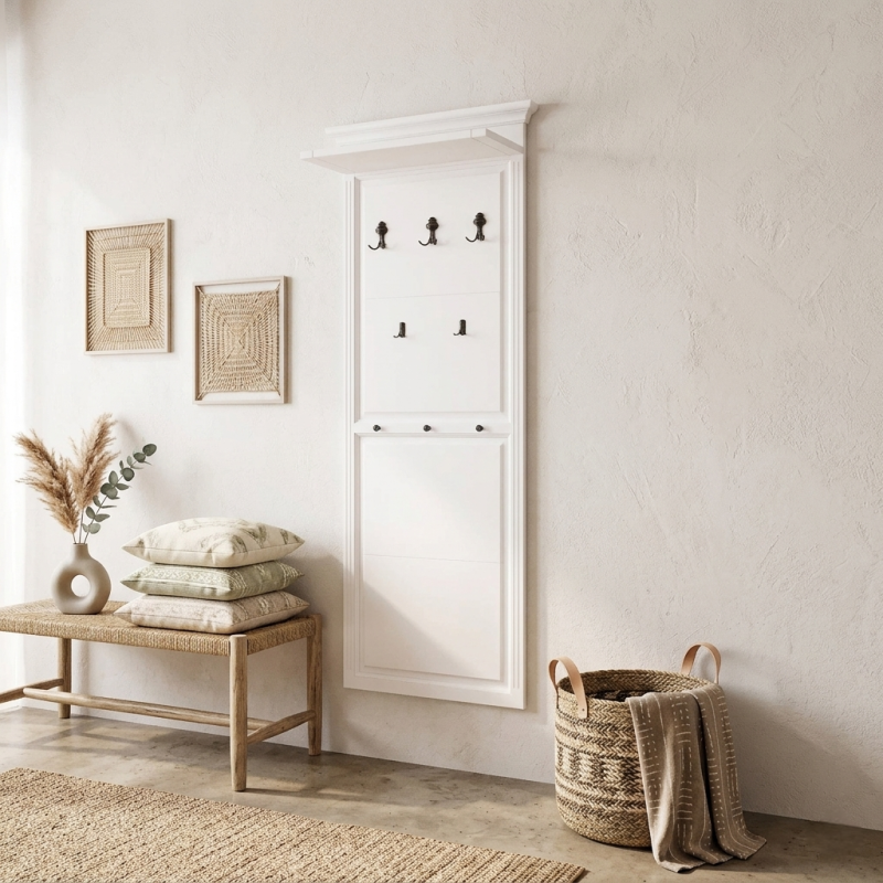 Cuier Vero Dublu din Lemn Masiv – Capacitate Mare | Sofastil
