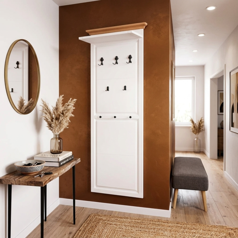 Cuier Vero Dublu din Lemn Masiv – Capacitate Mare | Sofastil