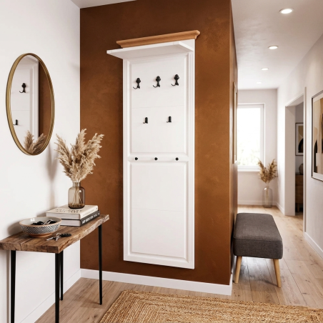Cuier Vero Dublu din Lemn Masiv – Capacitate Mare | Sofastil