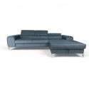Colțar extensibil Caro cu design modern aerisit și tetiere reglabile