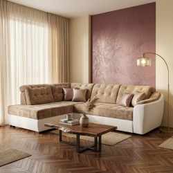 Colțar living extensibil Antonio cu design modern și funcționalitate completă