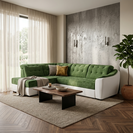 Colțar living extensibil Antonio cu design modern și funcționalitate completă
