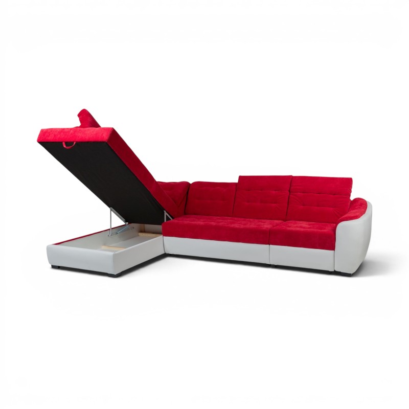 Colțar în L Antonio extensibil și personalizabil pentru living modern