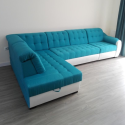 Colțar în L Antonio extensibil și personalizabil pentru living modern
