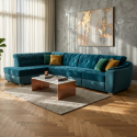 Colțar în L Antonio extensibil și personalizabil pentru living modern
