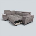 Colțar Extensibil Oliver cu Ladă și Tetiere Reglabile  Sofastil