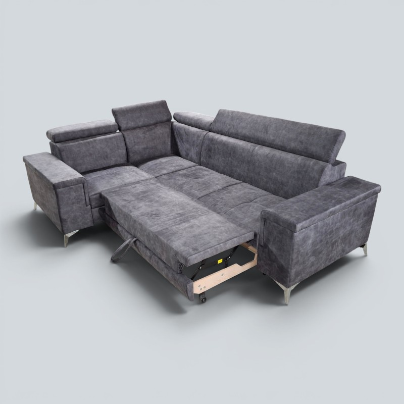 Colțar Extensibil Oliver cu Ladă și Tetiere Reglabile  Sofastil