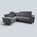 Colțar Extensibil Oliver cu Ladă și Tetiere Reglabile  Sofastil