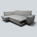 Colțar Extensibil Hermes cu Ladă și Tetiere Reglabile | Sofastil