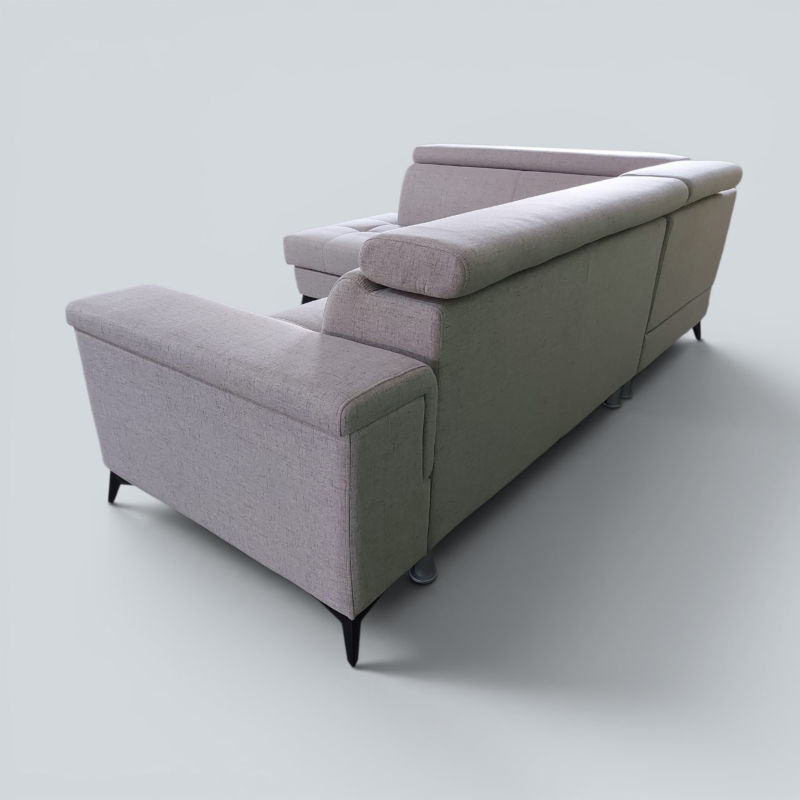 Colțar Extensibil Hermes cu Ladă și Tetiere Reglabile | Sofastil