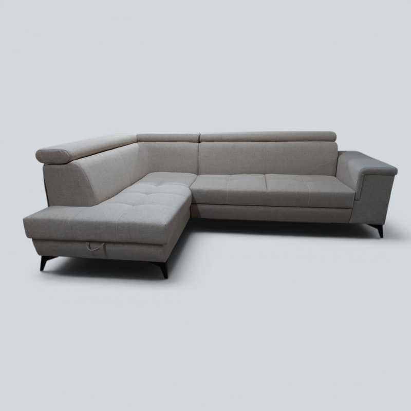 Colțar Extensibil Hermes cu Ladă și Tetiere Reglabile | Sofastil