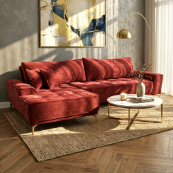 Colțar Living Baron Extensibil cu Ladă și Design Modern | Sofastil