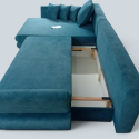 Colțar Extensibil Patras cu Ladă și Design Modern | Sofastil
