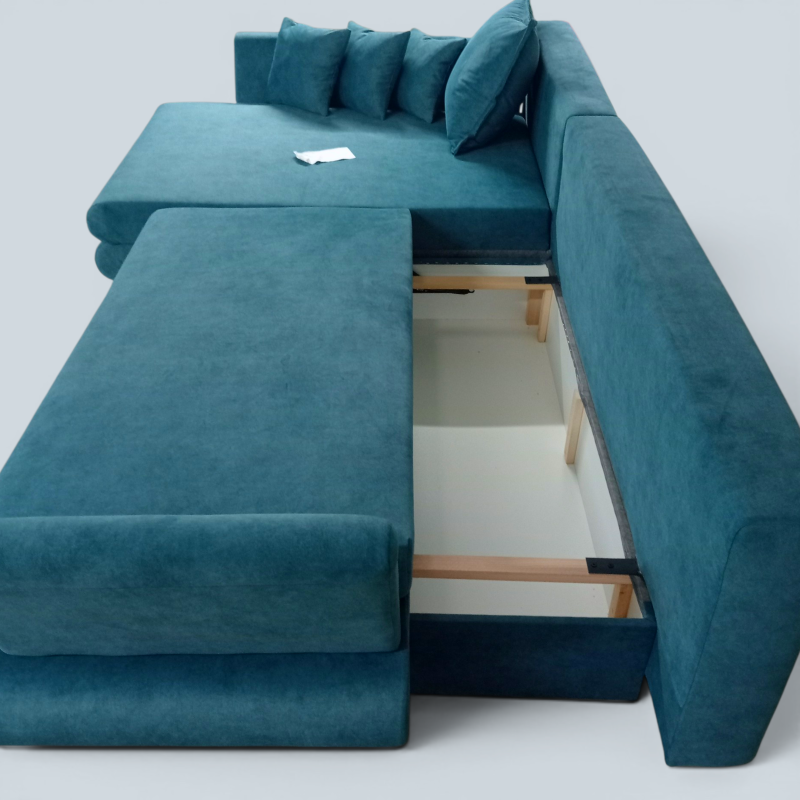 Colțar Extensibil Patras cu Ladă și Design Modern | Sofastil