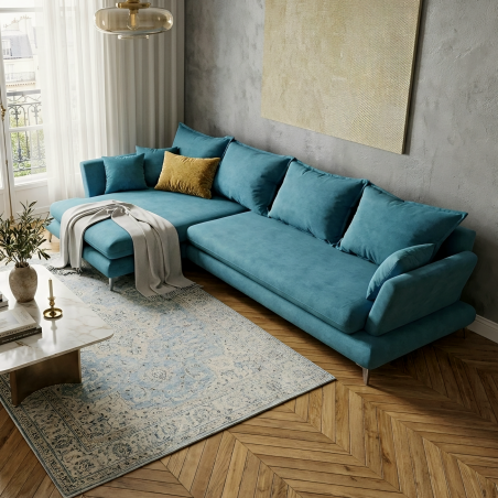 Colțar Extensibil Patras cu Ladă și Design Modular | Sofastil