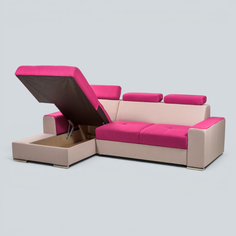 Colțar Extensibil Leone 2 cu Tetiere Reglabile | Sofastil