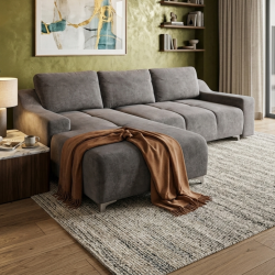 Colțar Extensibil Luna cu Ladă și Extensie Lift  Sofastil