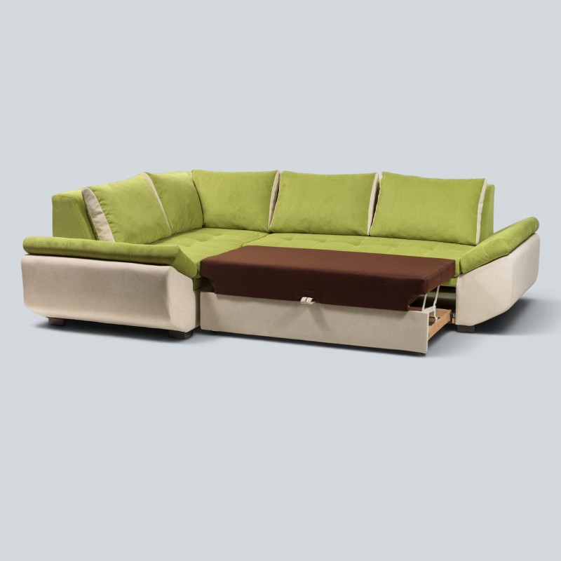 Colțar Extensibil Elixir cu Perne Premium și Ladă | Sofastil
