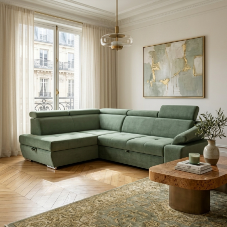 Colțar Extensibil Toledo cu Tetiere Reglabile  Sofastil