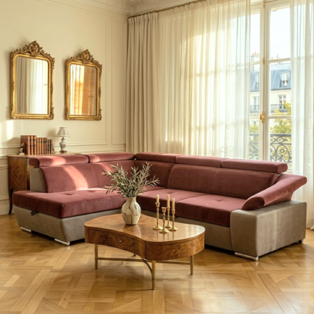 Colțar Extensibil Toledo cu Tetiere Reglabile  Sofastil